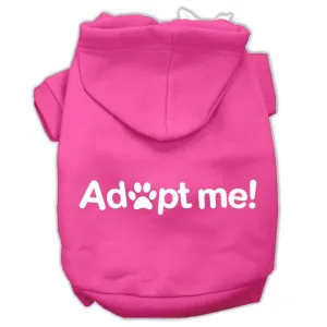 Adopt Me Screen Print Pet Hoodies Bright Pink Size Sm (10)