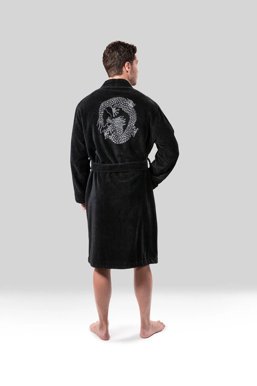 Araw French Terry Dragon Jacquard Robe