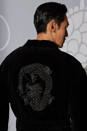 Araw French Terry Dragon Jacquard Robe