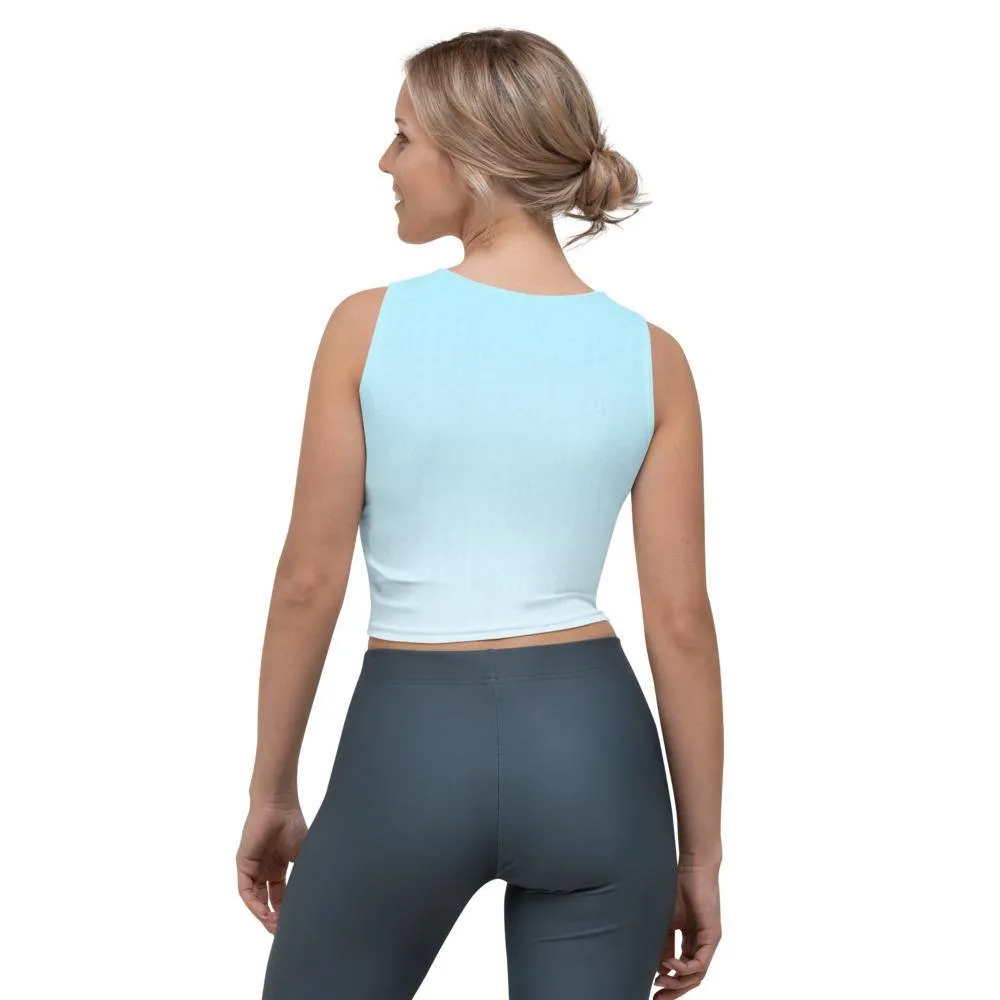 Arctic Ice Ombre Crop Top