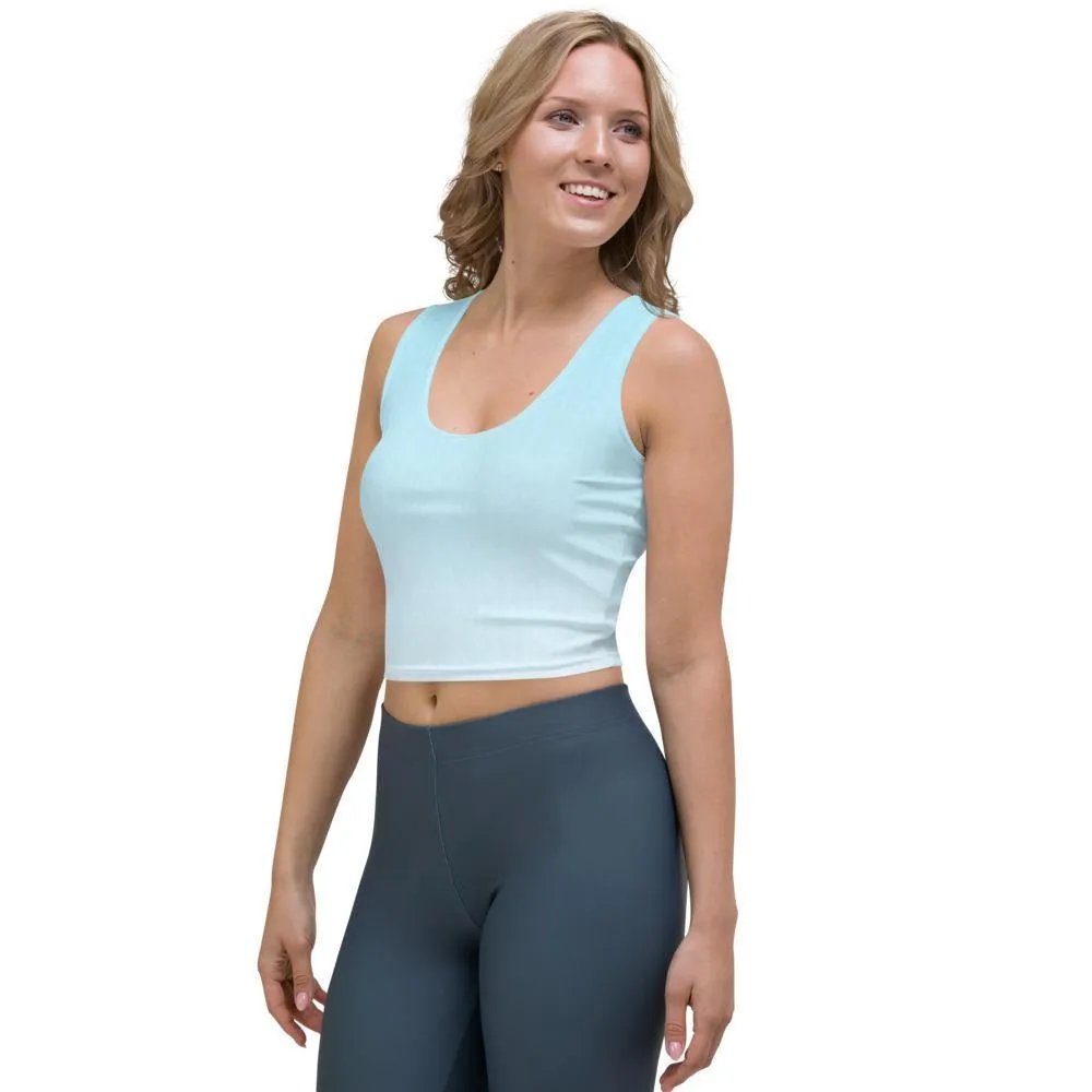 Arctic Ice Ombre Crop Top