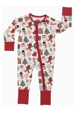 Bamboo Sleeper Pajamas - Milk and Cookies
