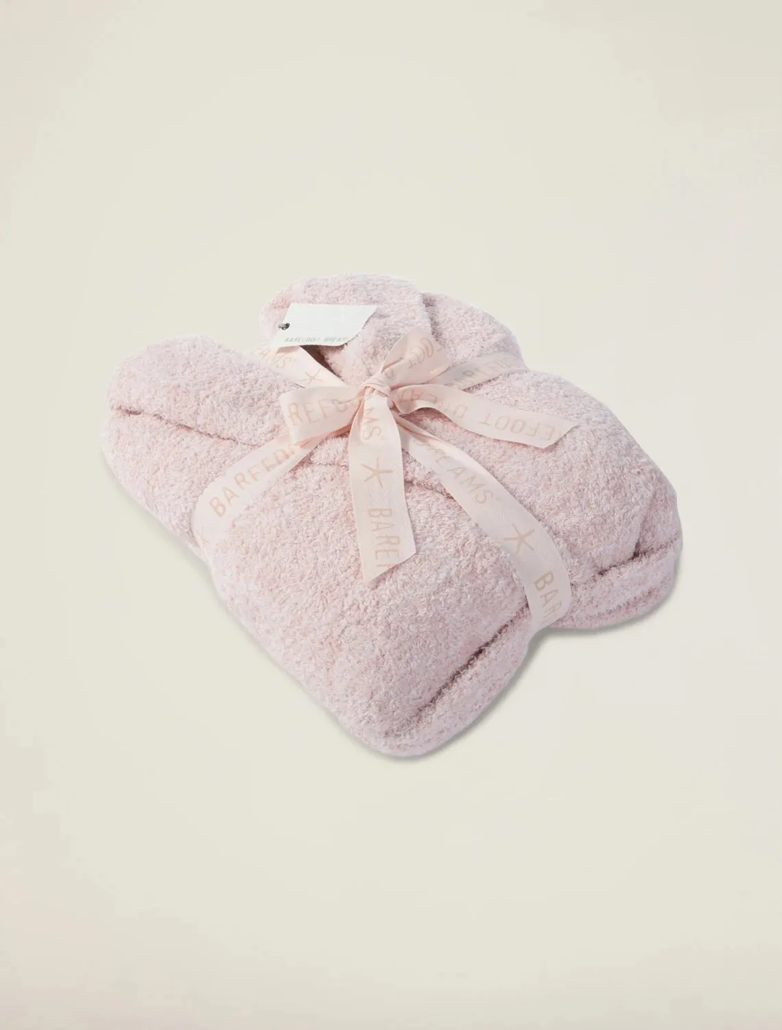 Barefoot Dreams - CozyChic Heathered Adult Robe in Dusty Rose-White