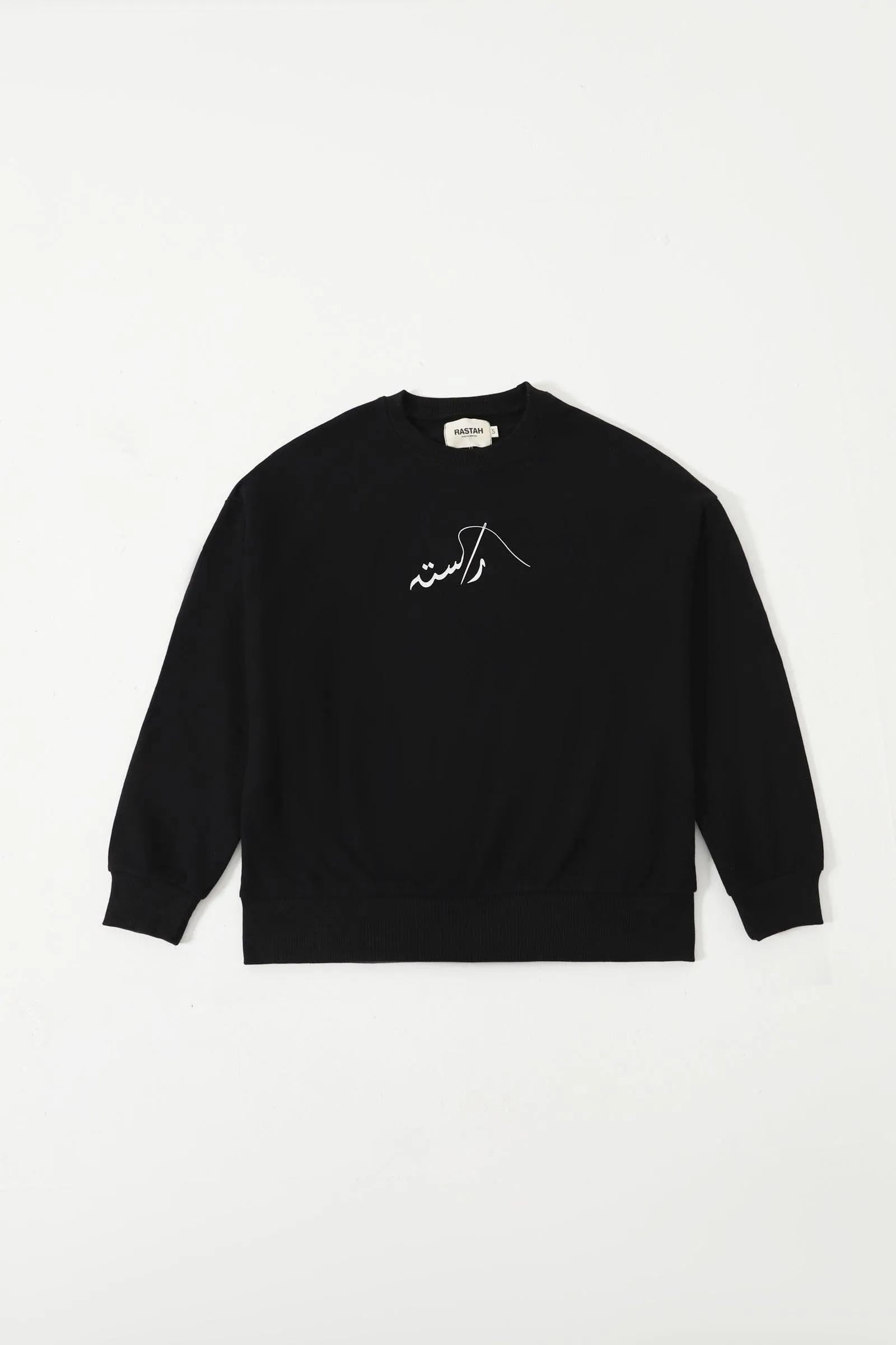 BLACK LONG SLEEVE LOGO SHIRT