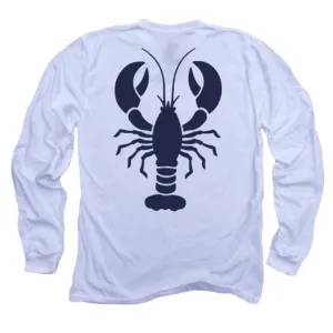 Blue Lobster Long Sleeve Light Shirt (w/ Free Necklace)
