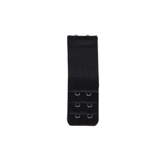 Bra Extender Lightweight 2 Hook Soft and comfortable 2 Hook & Eye Elastic Bra Extender - Black