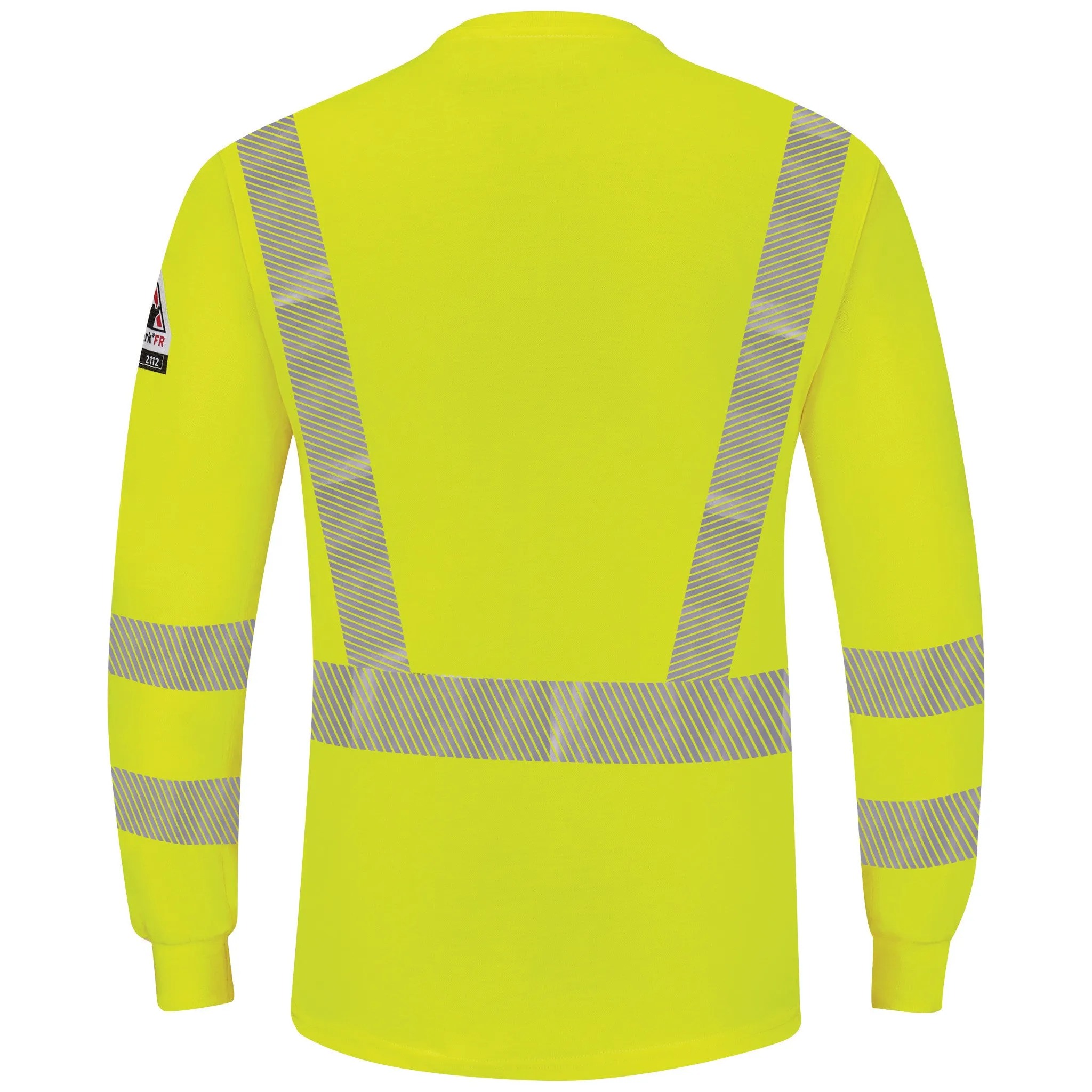 Bulwark Mens Long Sleeve Hi Vis Lightweight Henley Cat2 - (SML4HV)