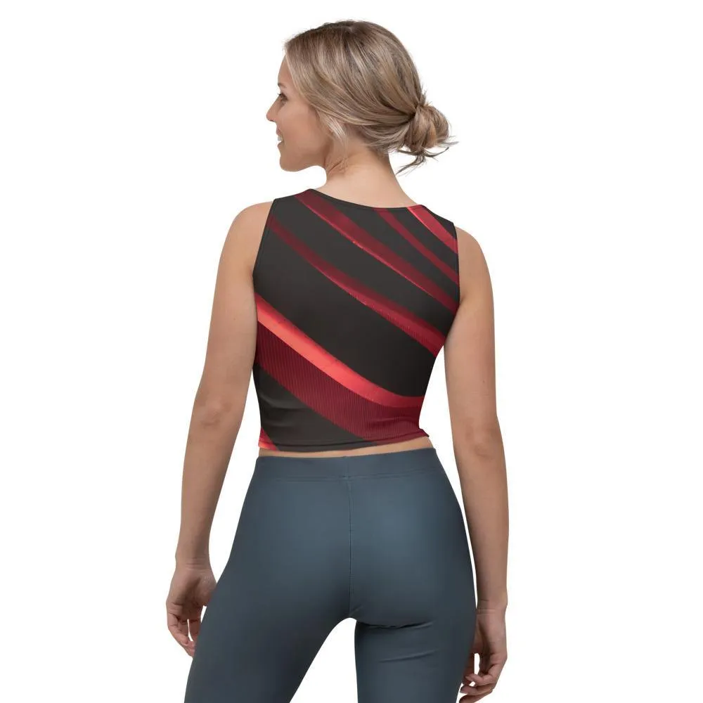 Crimson Crop Top