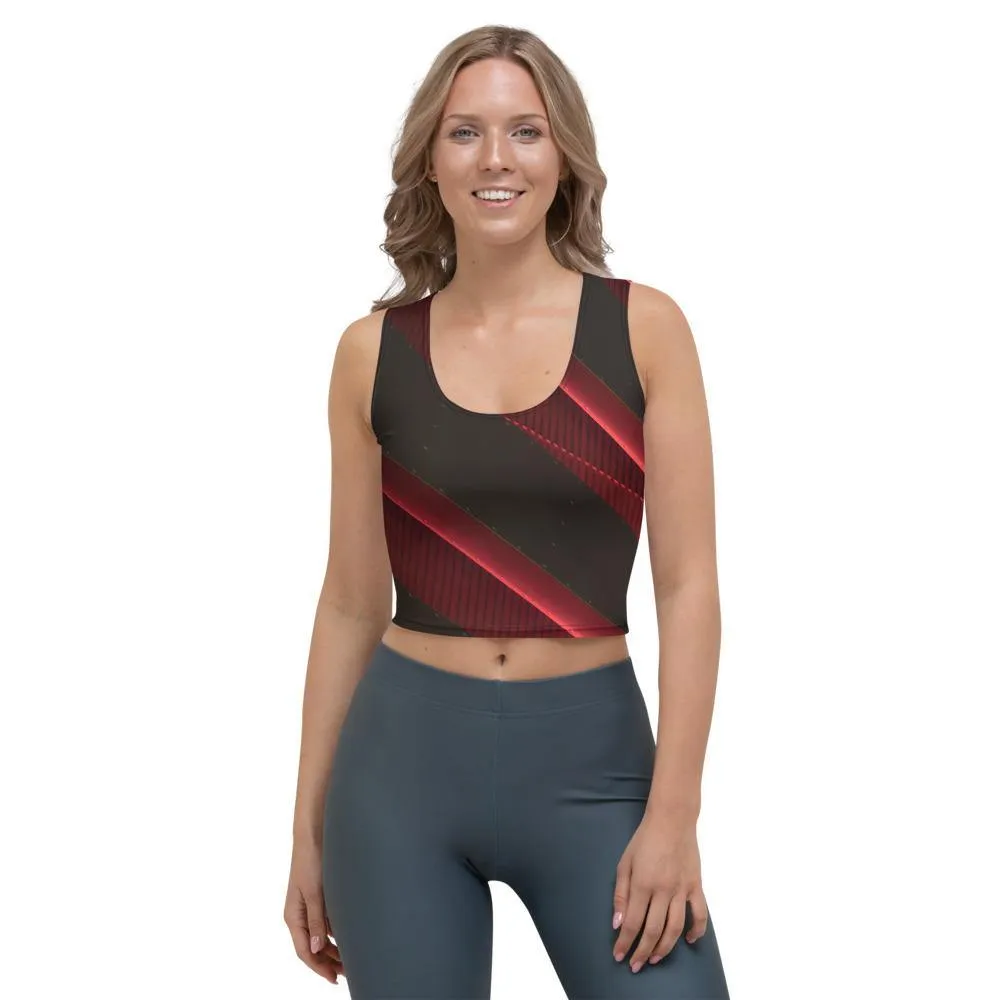Crimson Crop Top
