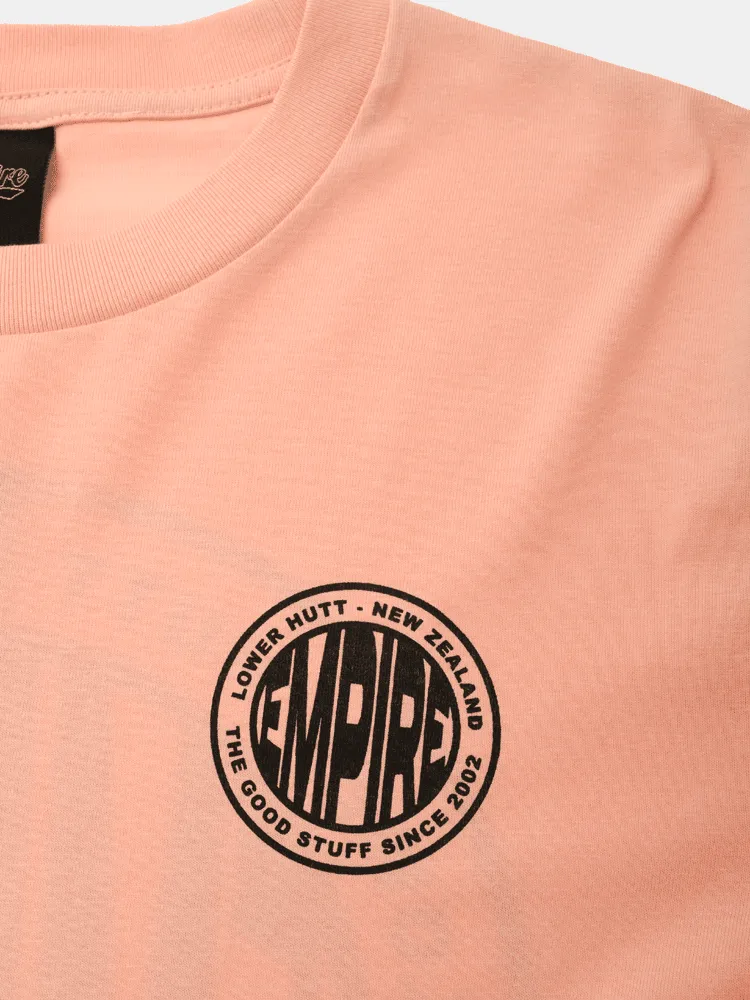 Empire Stamped Longsleeve - Pink