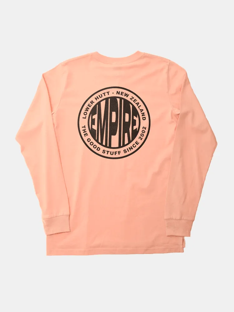 Empire Stamped Longsleeve - Pink