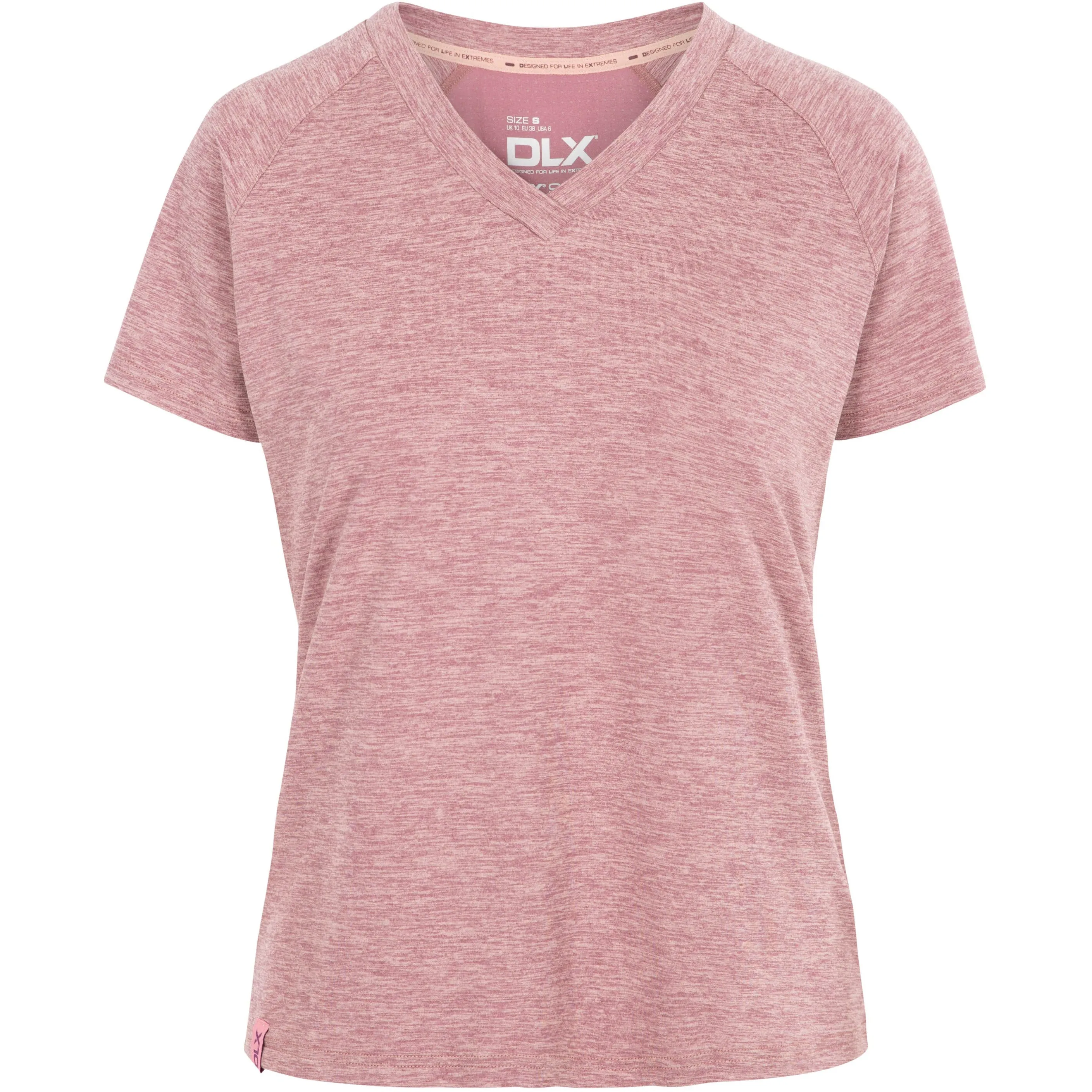 Judith Women's DLX T-Shirt in Rose Tone Marl