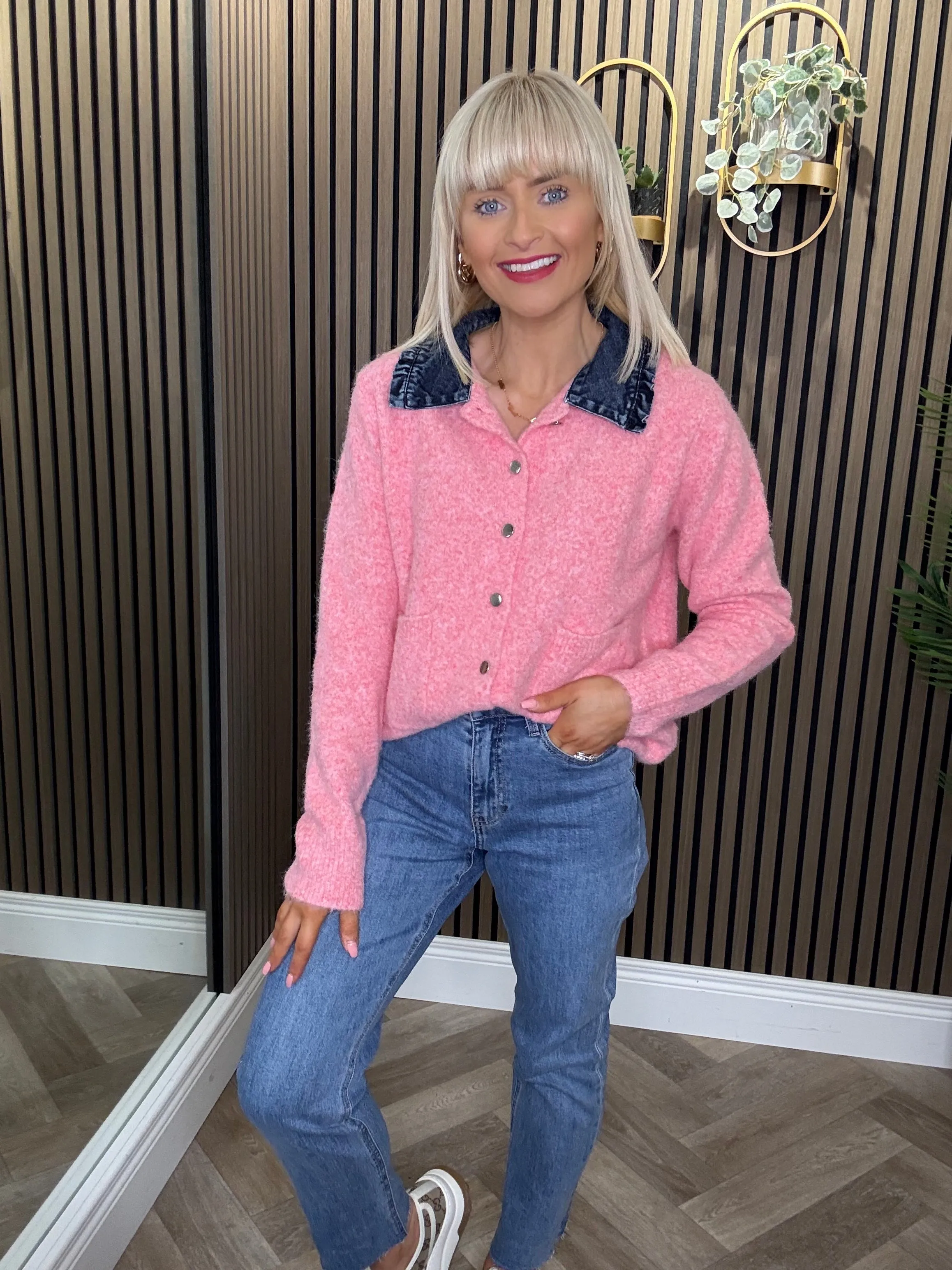 Kelly Cardigan Pink