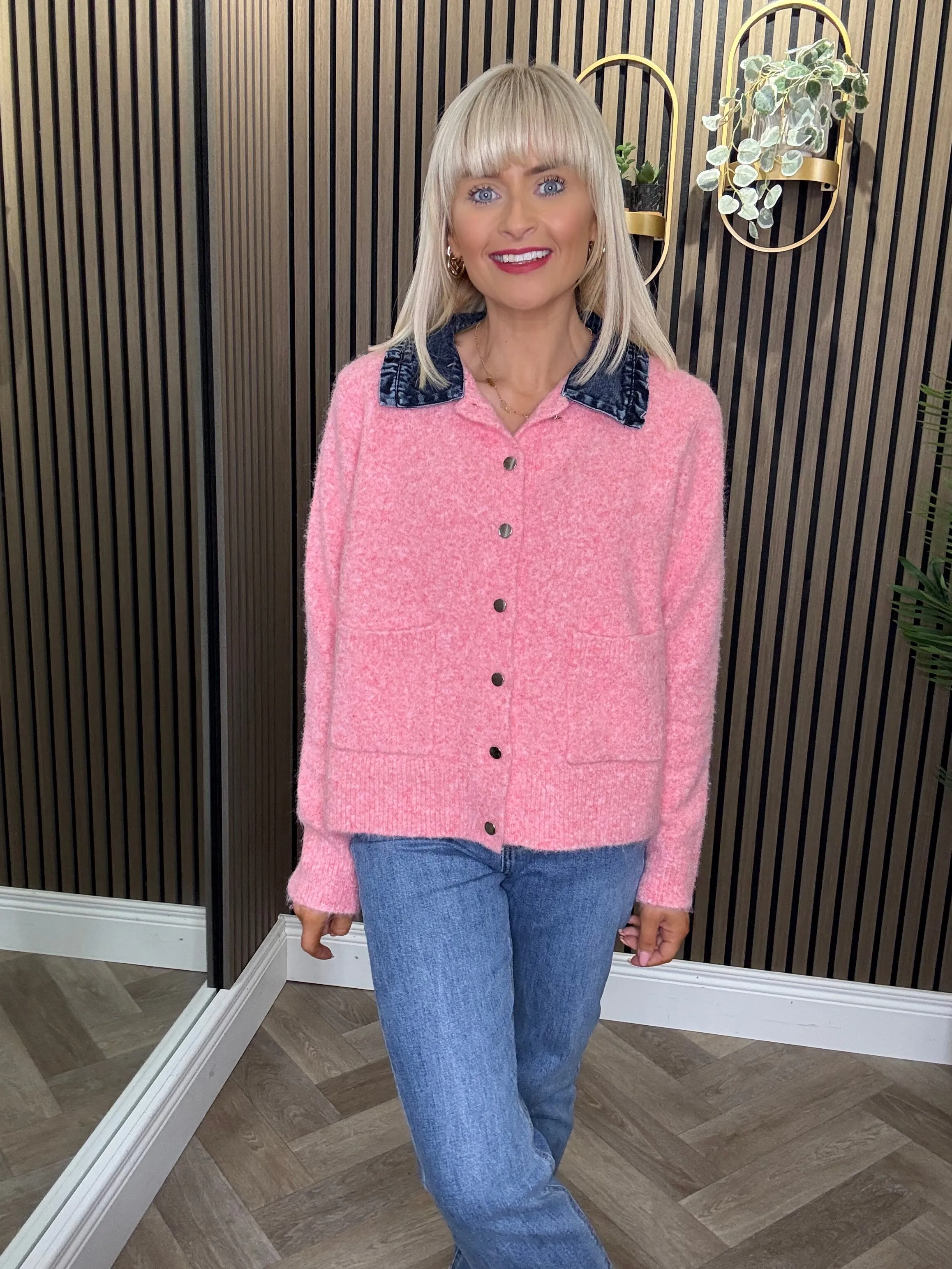 Kelly Cardigan Pink