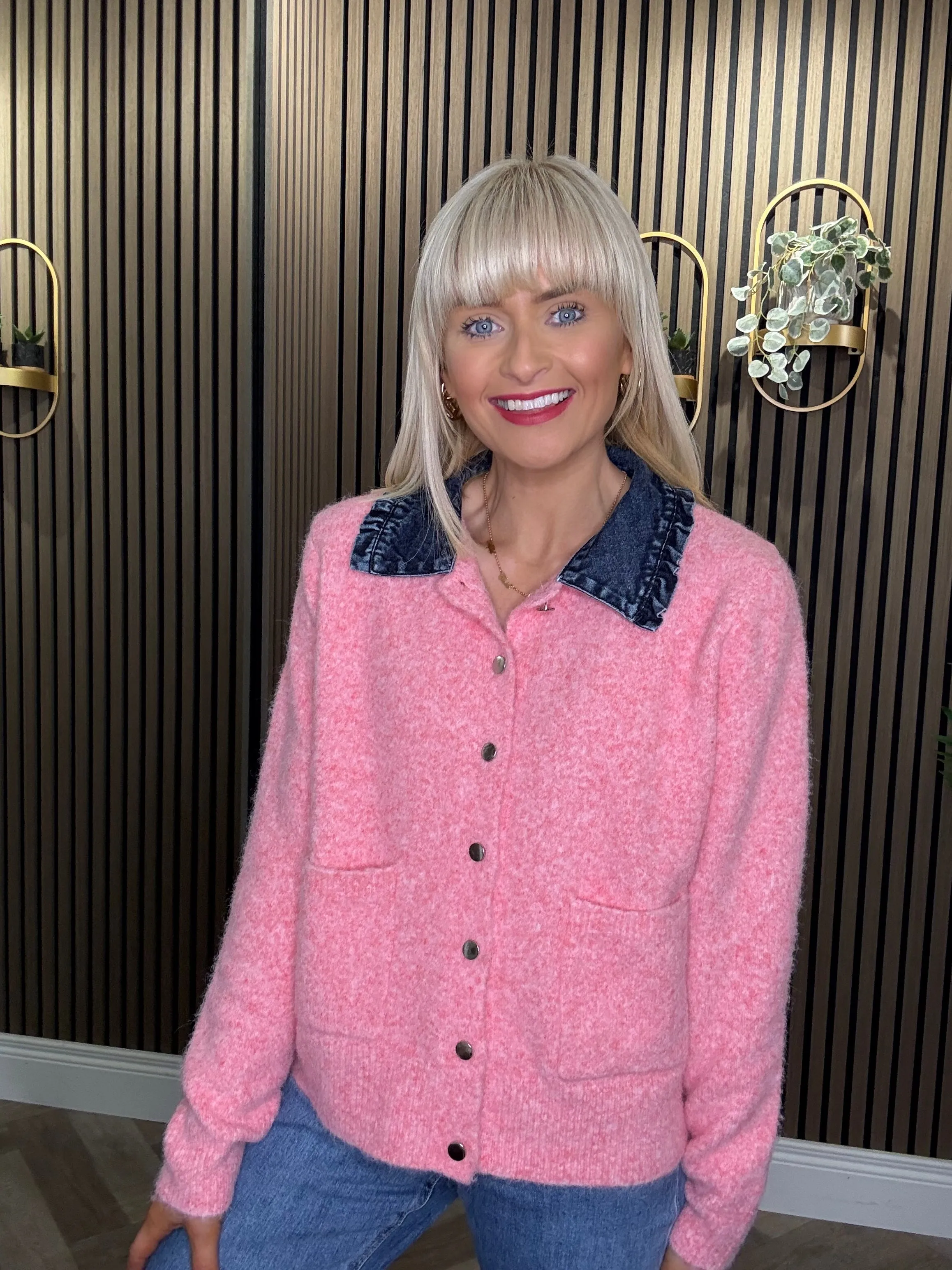 Kelly Cardigan Pink
