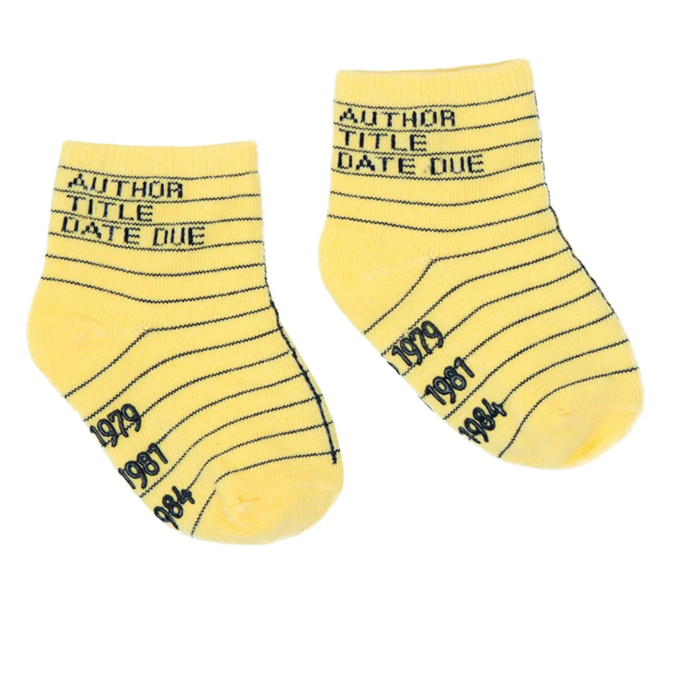 Library Card Children's Socks (4 pack)