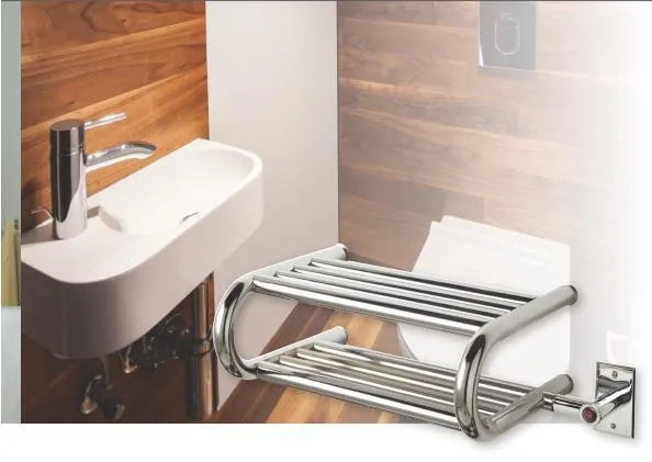 Myson Classic Comfort Lekoro ES40-1 Hardwired Towel Warmer - 23"w x 9"h
