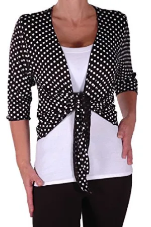 Orla Mid Length Spotty Plus Size Shrugs
