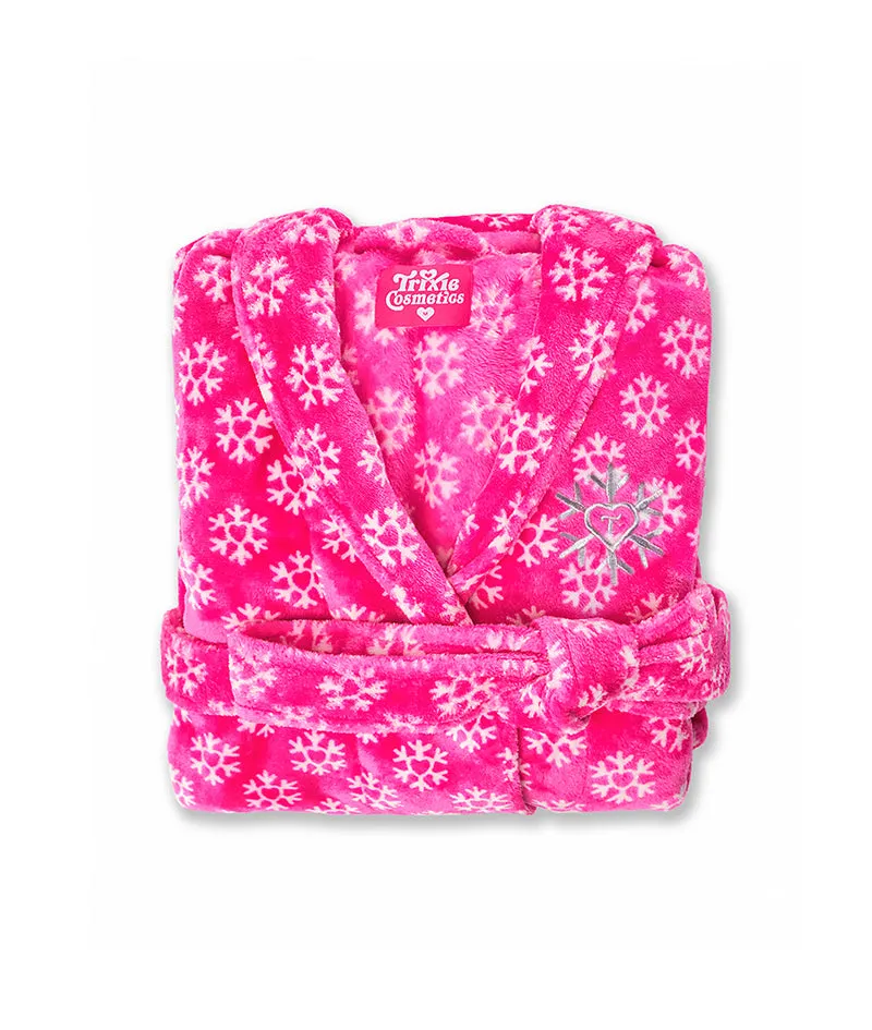 Pink Snowflake Robe