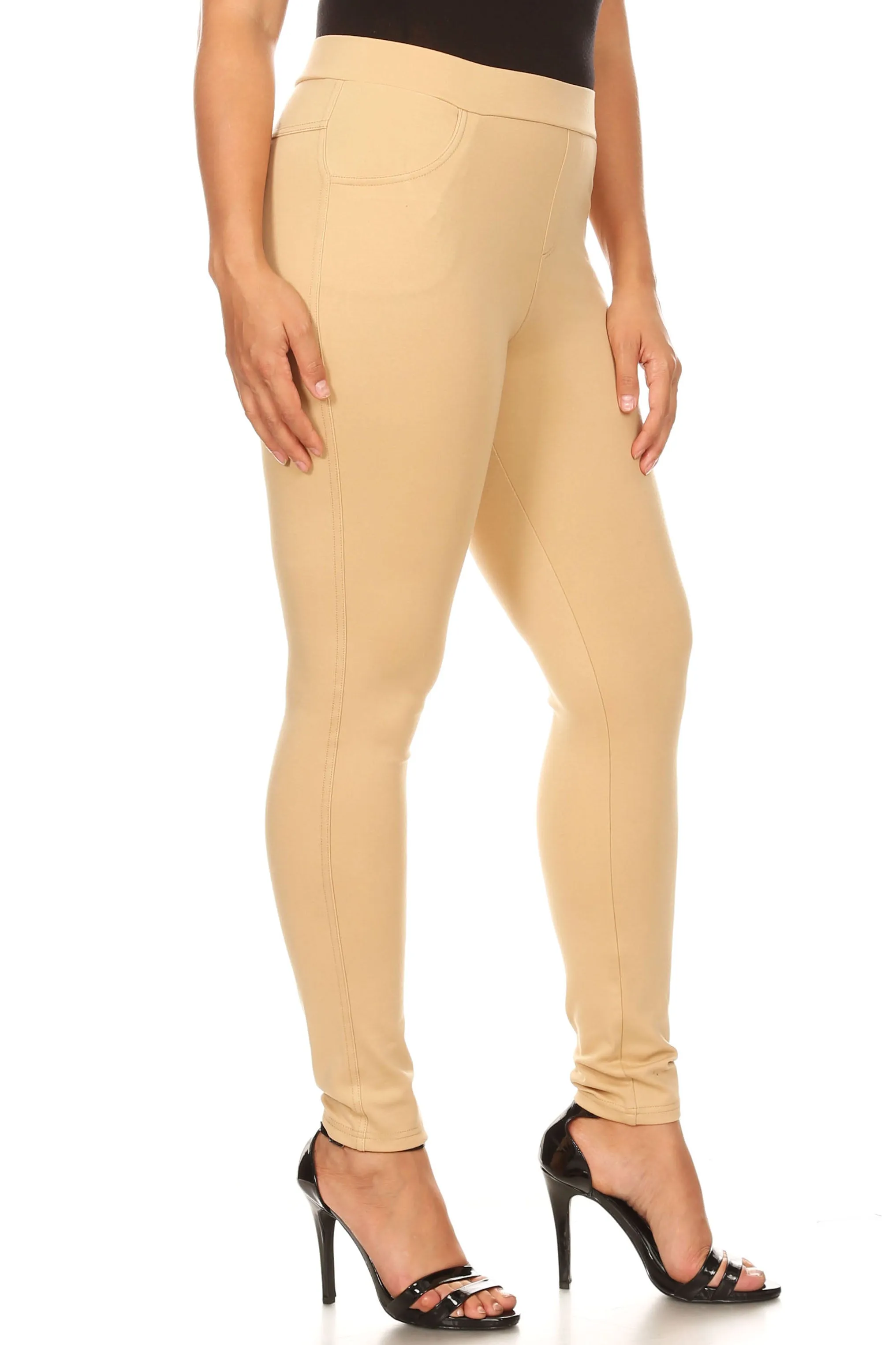 Plus Size Forever Chic Ponte Pants