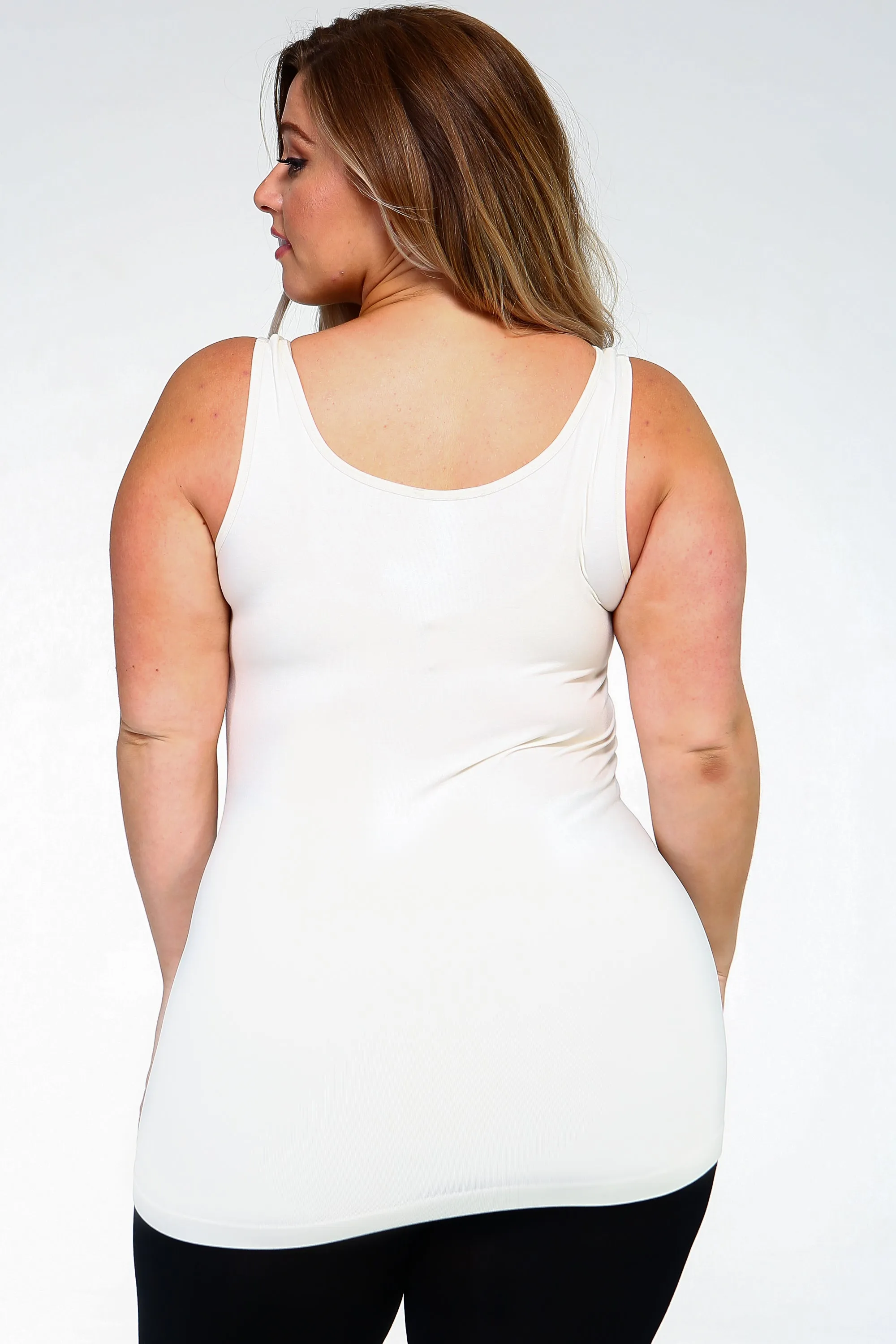 Plus Size Women's Seamless Tank Top