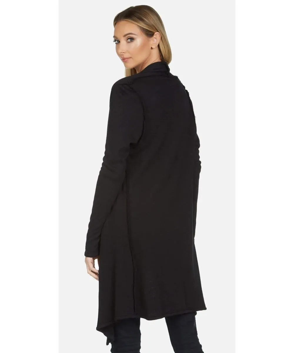 Richmond Sherpa Cardigan Black