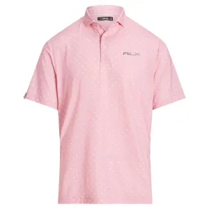 RLX Printed Lightweight Airflow Polo Flamingo Pink - SS24