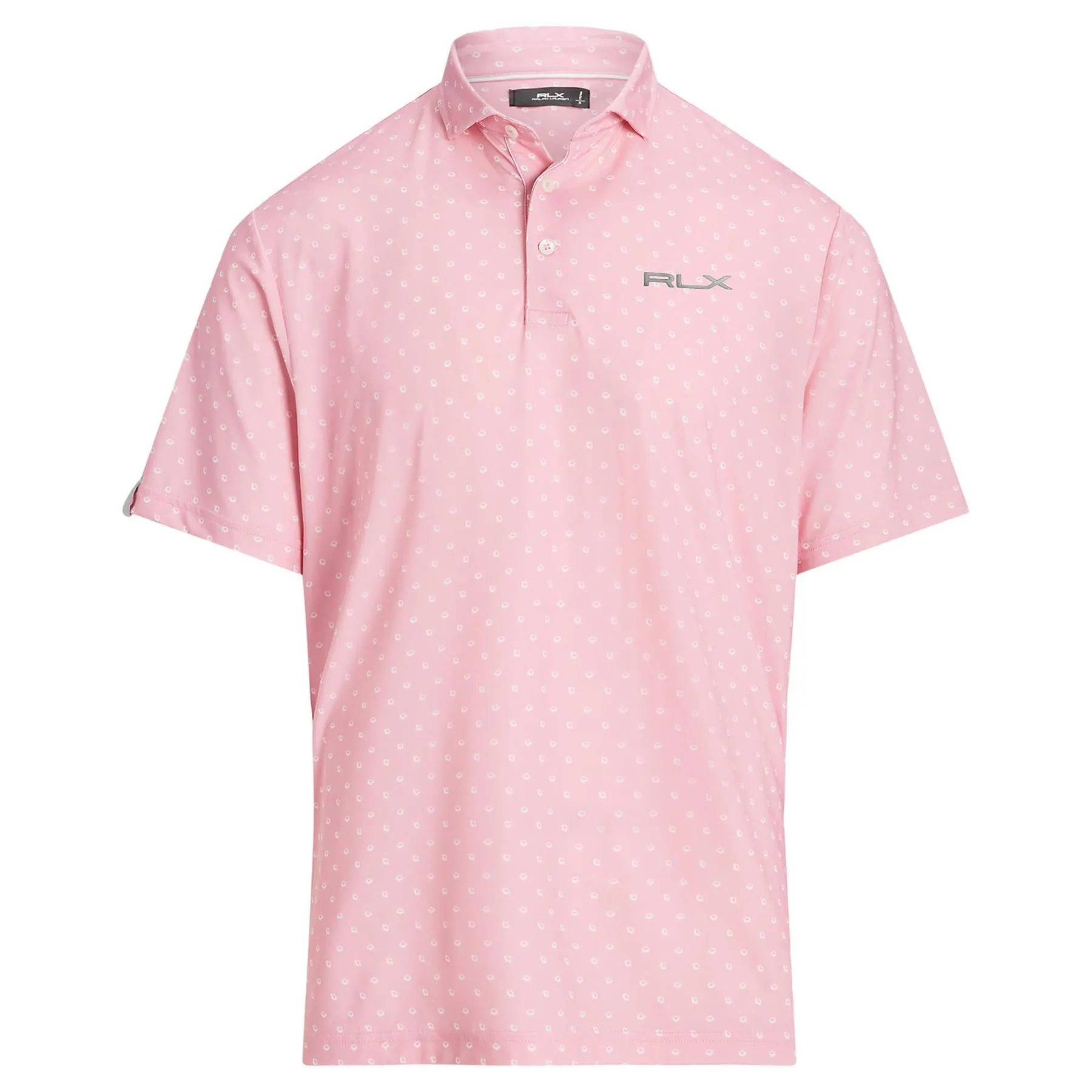 RLX Printed Lightweight Airflow Polo Flamingo Pink - SS24