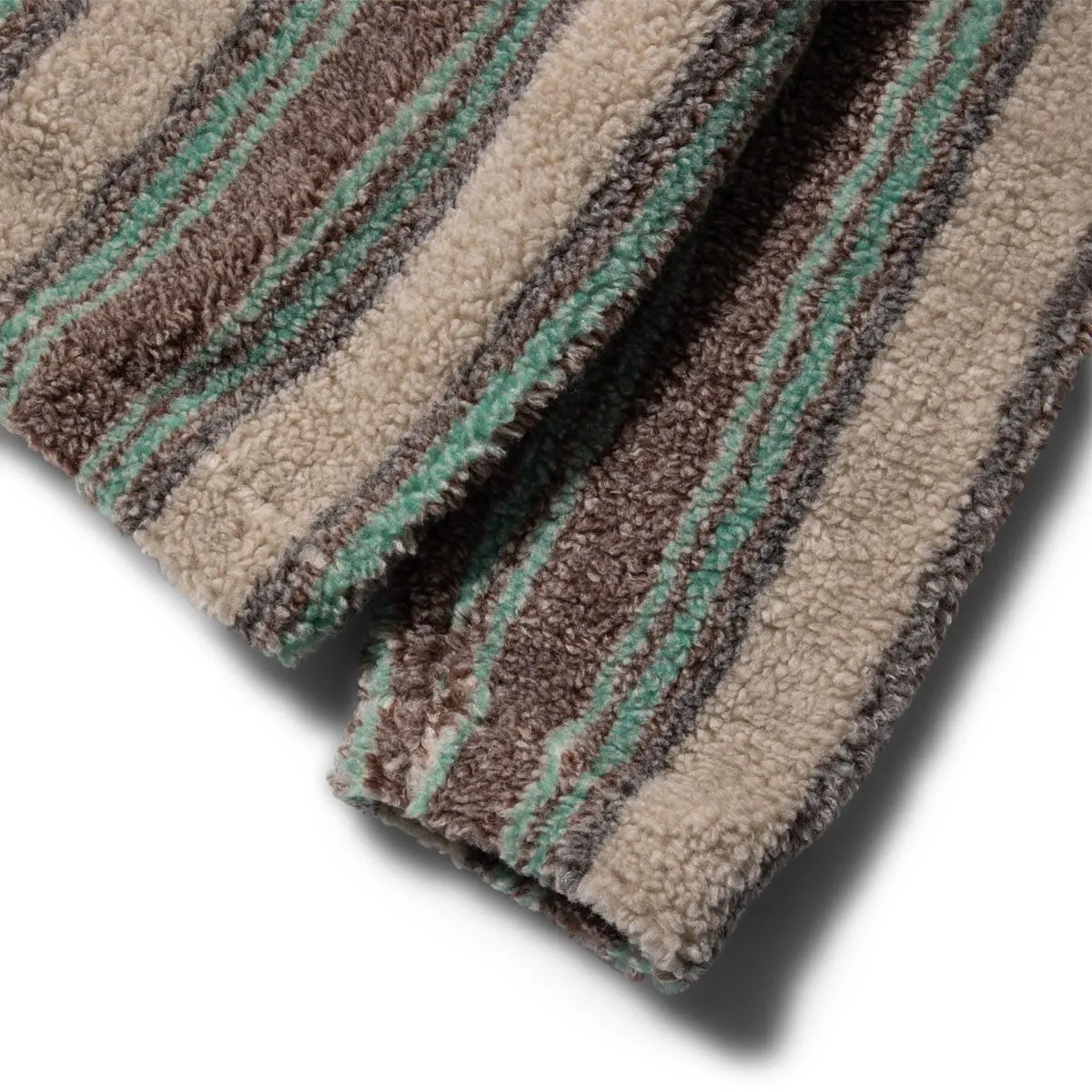 STRIPE SHERPA HOODIE