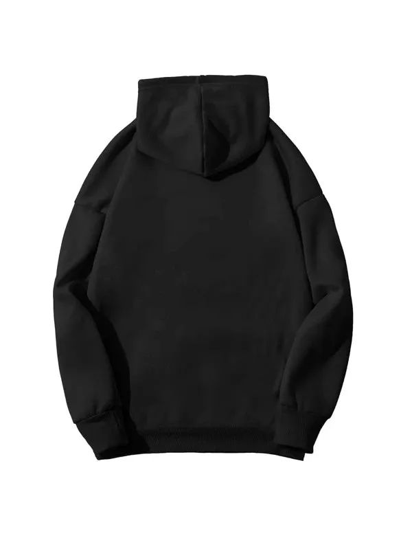 SXV  'FUN FACT - I DNT CARE’ Printed Cool Aesthetic Sweatshirt Hoodie