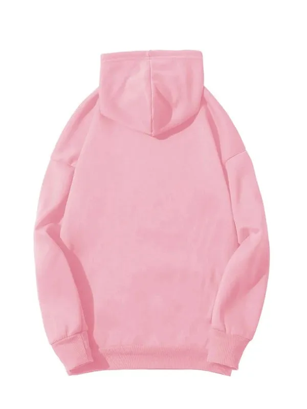 SXV  'FUN FACT - I DNT CARE’ Printed Cool Aesthetic Sweatshirt Hoodie