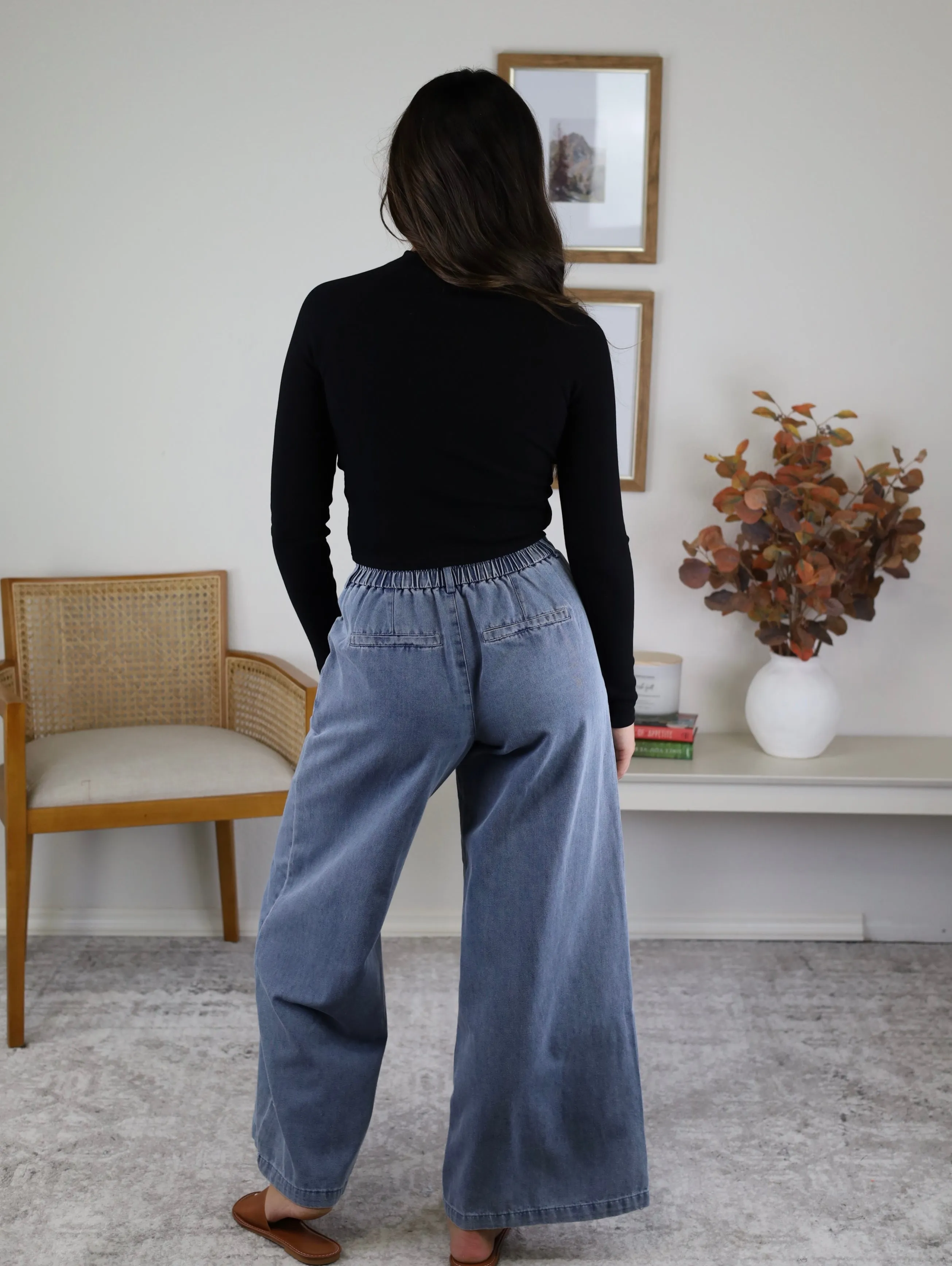 Tencel Denim Trouser Pant