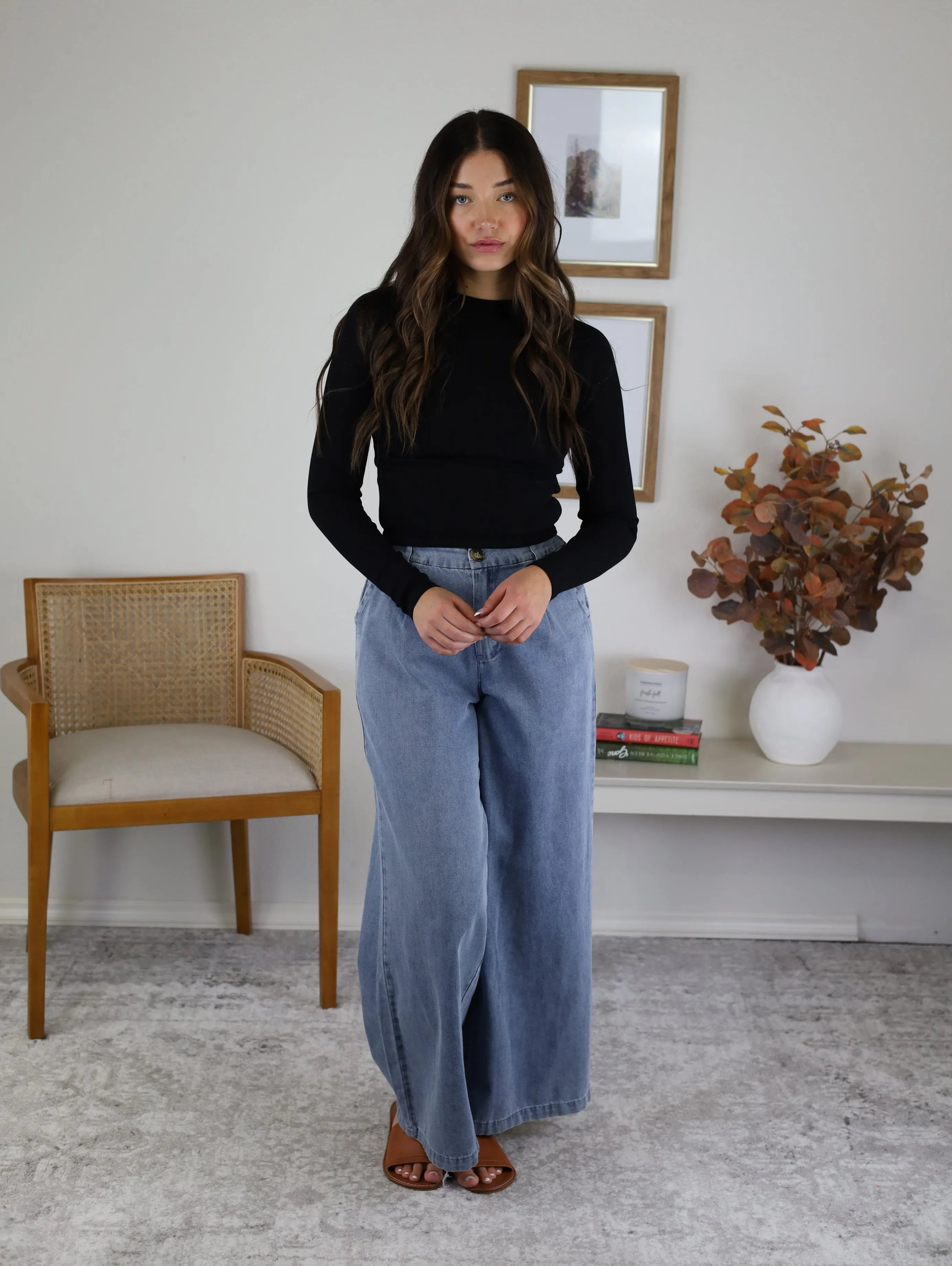 Tencel Denim Trouser Pant