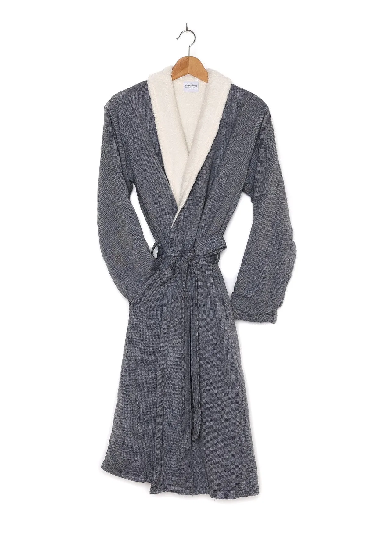 TOFINO TOWEL THE NORDIC BATH ROBE NAVY