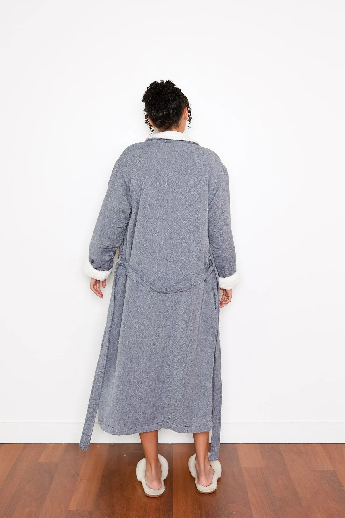 TOFINO TOWEL THE NORDIC BATH ROBE NAVY