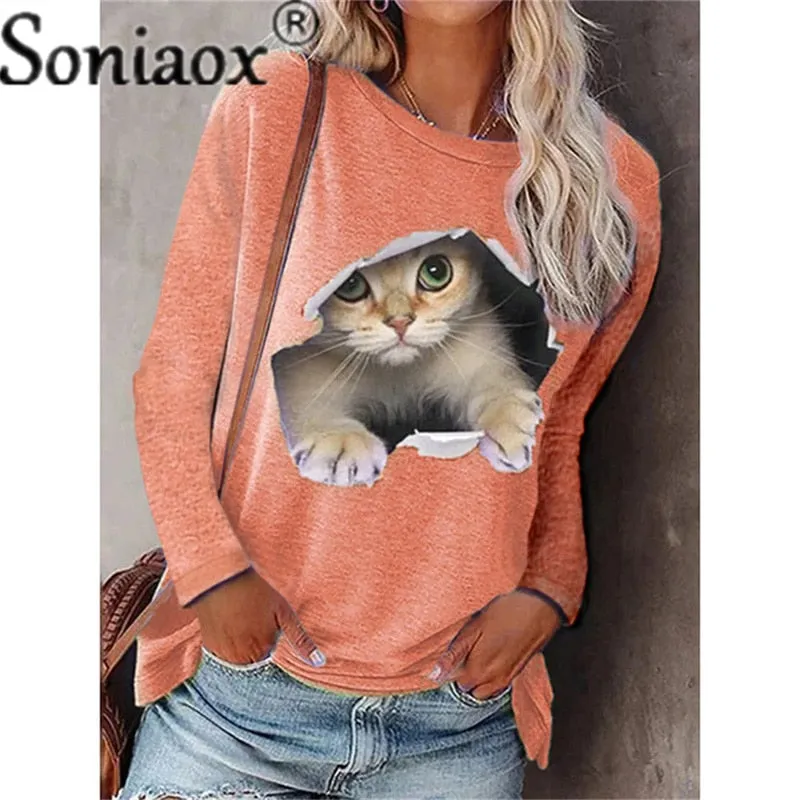 Women Long Sleeve Casual T-Shirt