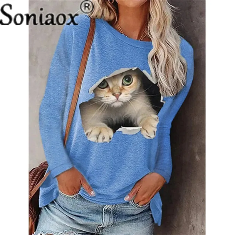 Women Long Sleeve Casual T-Shirt