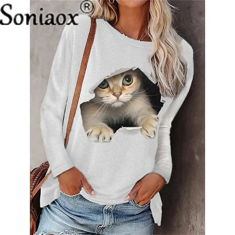 Women Long Sleeve Casual T-Shirt