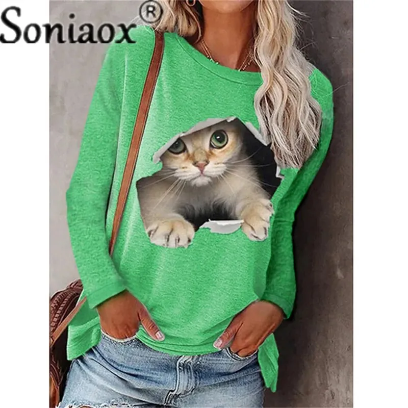 Women Long Sleeve Casual T-Shirt
