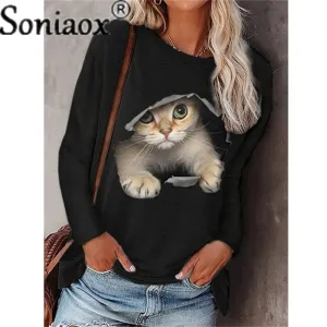 Women Long Sleeve Casual T-Shirt
