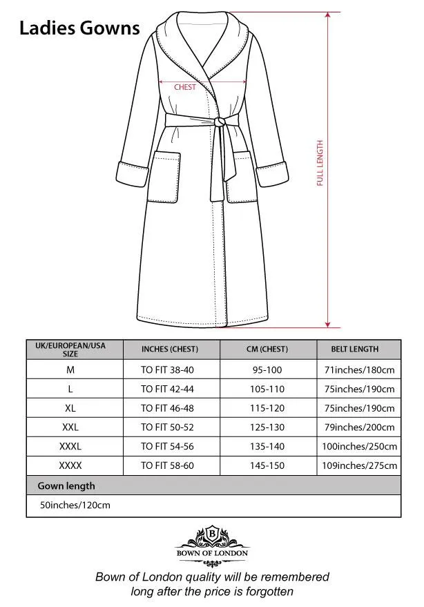 Women's Robe - Baroness Navy